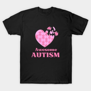 Awesome Autism for Autism awareness T-Shirt